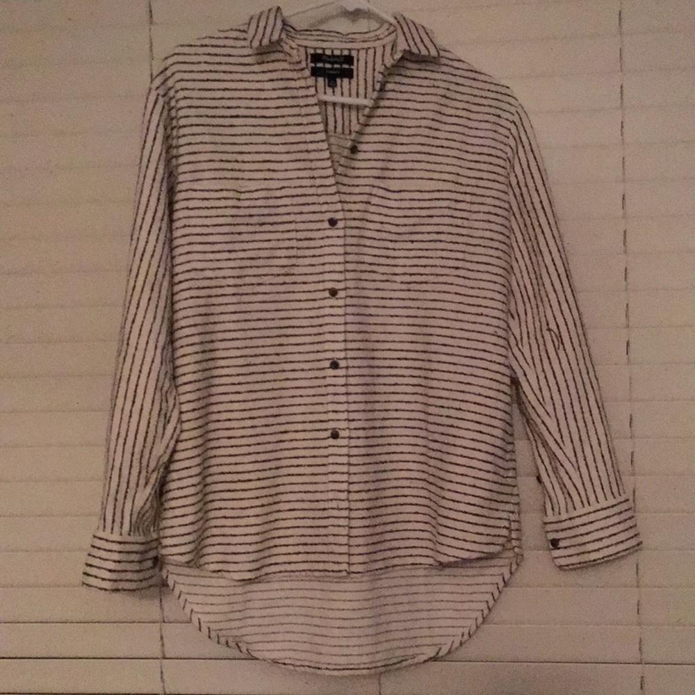 Madewell striped flannel